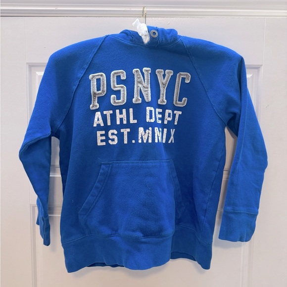 Boys Aeropostle Blue Hooded Sweatshirt, sz 10 - Picture 1 of 4
